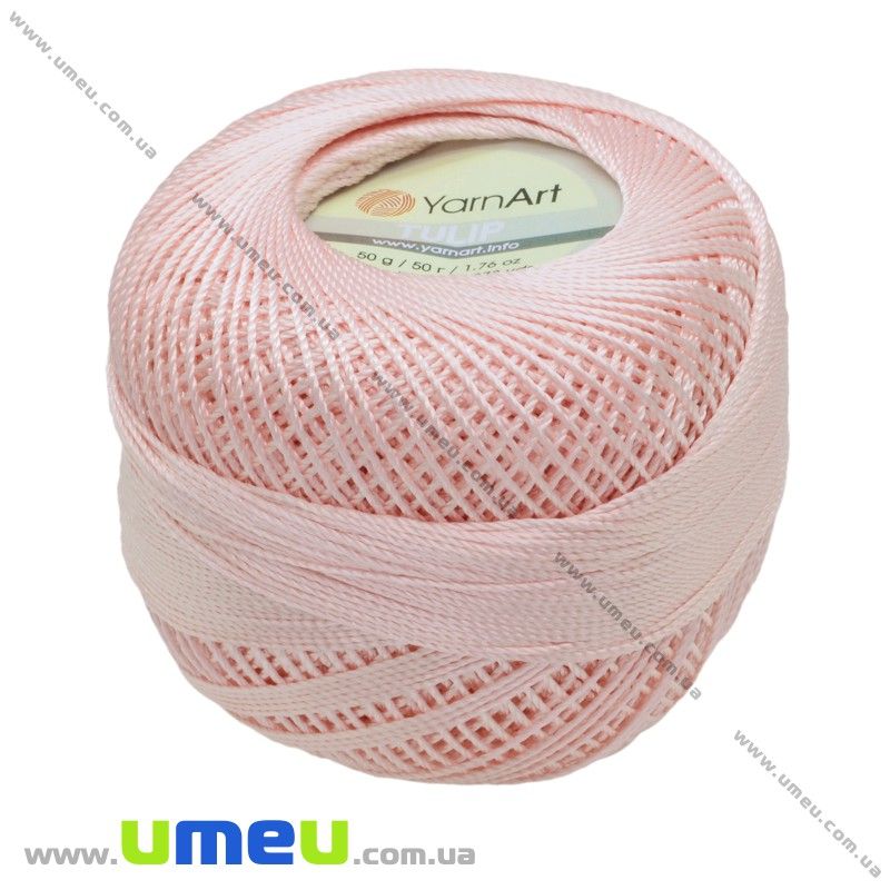 Пряжа YarnArt Tulip 50 г, 250 м, Персикова 418 (YAR-025052)