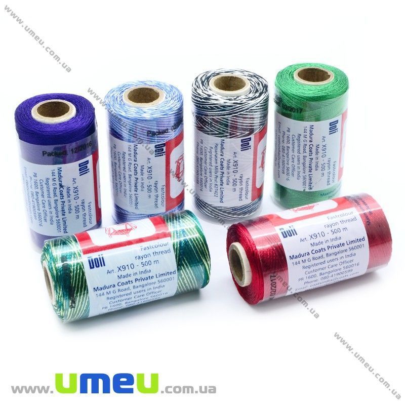 Нитки шелковые Doli, Фиолетовые 3626, 500 м (MUL-021587)