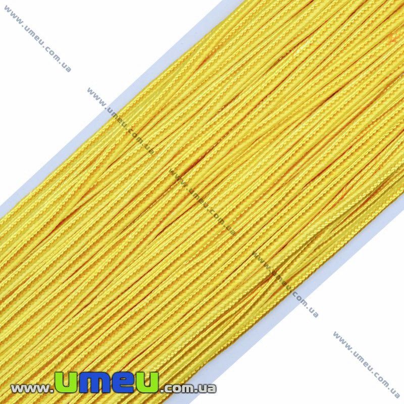 Сутажний шнур, 3 мм, Жовтий (LEN-010978)