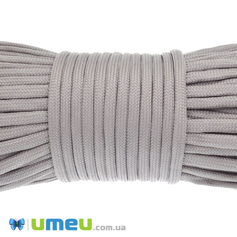 Шнур паракорд семіжільний 4 мм, Сірий світлий (LEN-012218)