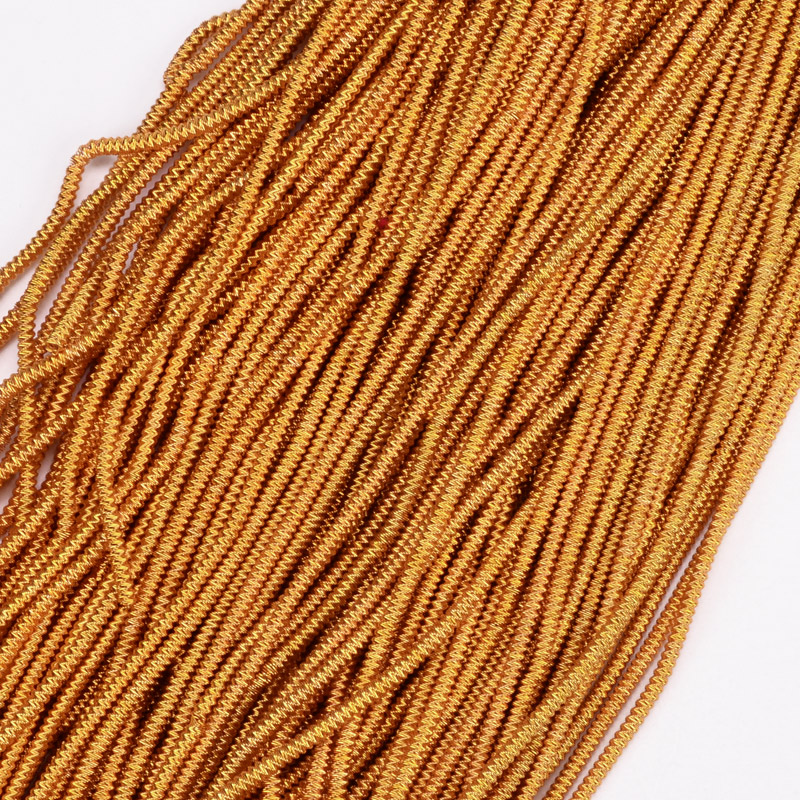 Канітель фігурна зиг-заг 2 мм, Оранжева (KNT-051265)