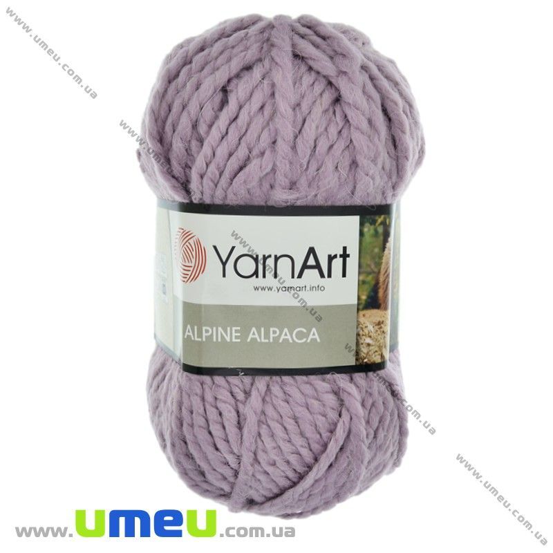 Пряжа YarnArt Alpine Alpaca 150 г, 120 м, Сиреневая светлая 443 (YAR-029615)