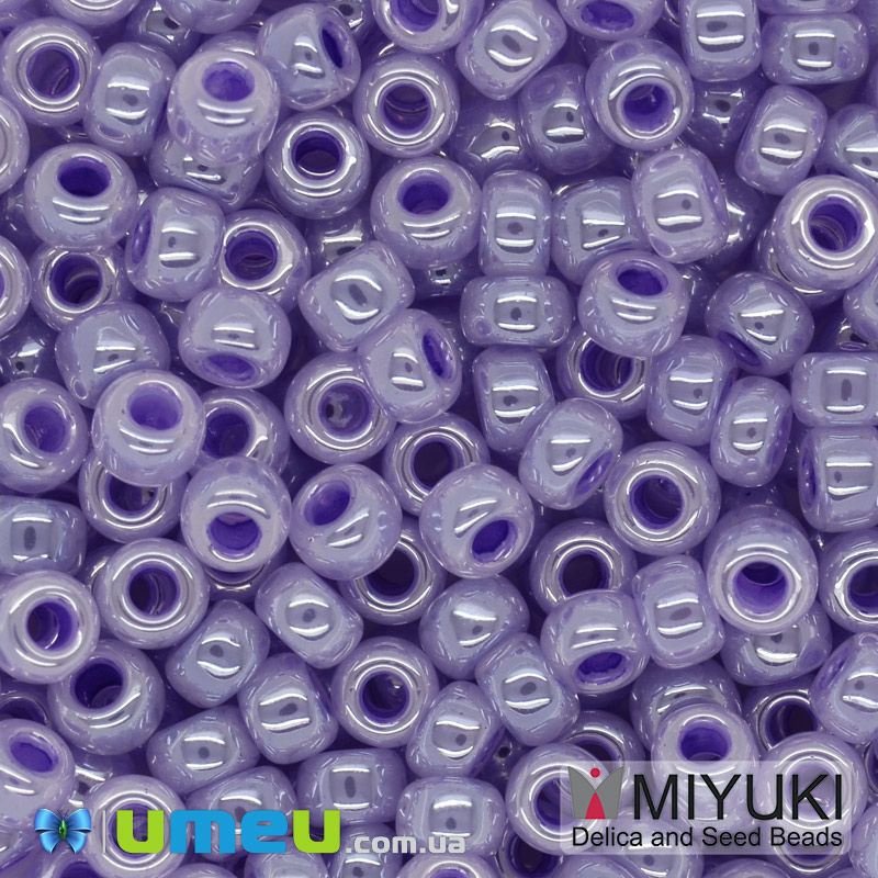 Бисер японский Miyuki круглый RR 6/0 №538, Сиреневый (BIS-046032)