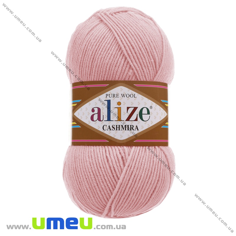 Пряжа Alize Cashmira 100 г, 300 м, Розовая 161 (YAR-034978)