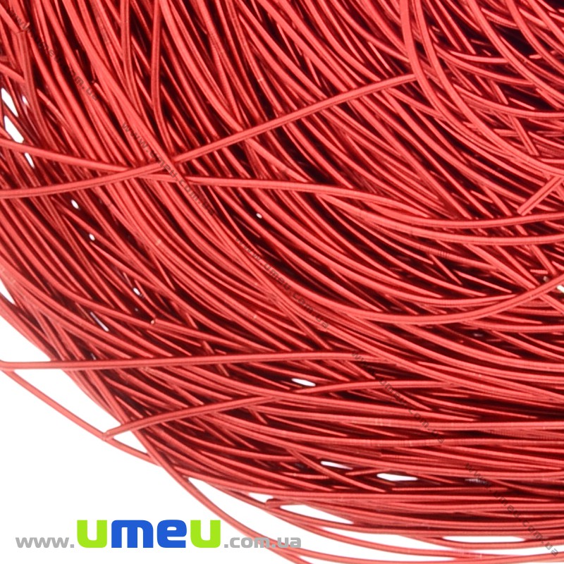 Канитель гладкая 1 мм, Красная (KNT-027969)