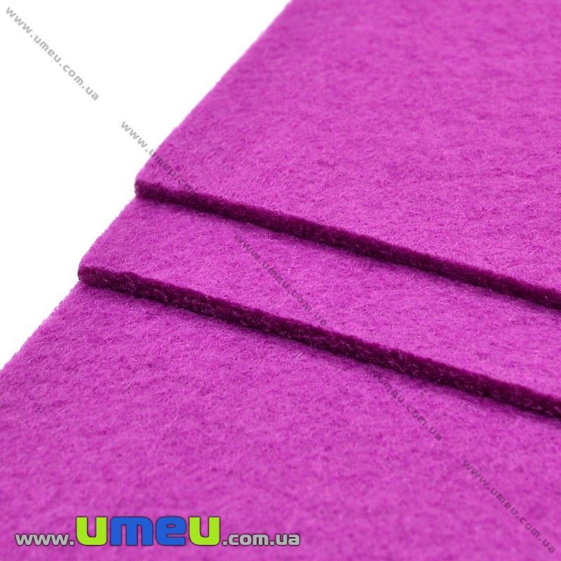 Фетр 3 мм, 30х30 см, 330 Фуксія (FLT-019362)