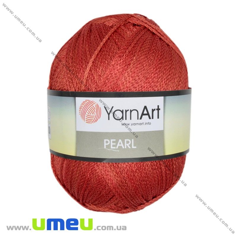 Пряжа YarnArt Pearl 90 г, 270 м, Красная 118 (YAR-025335)