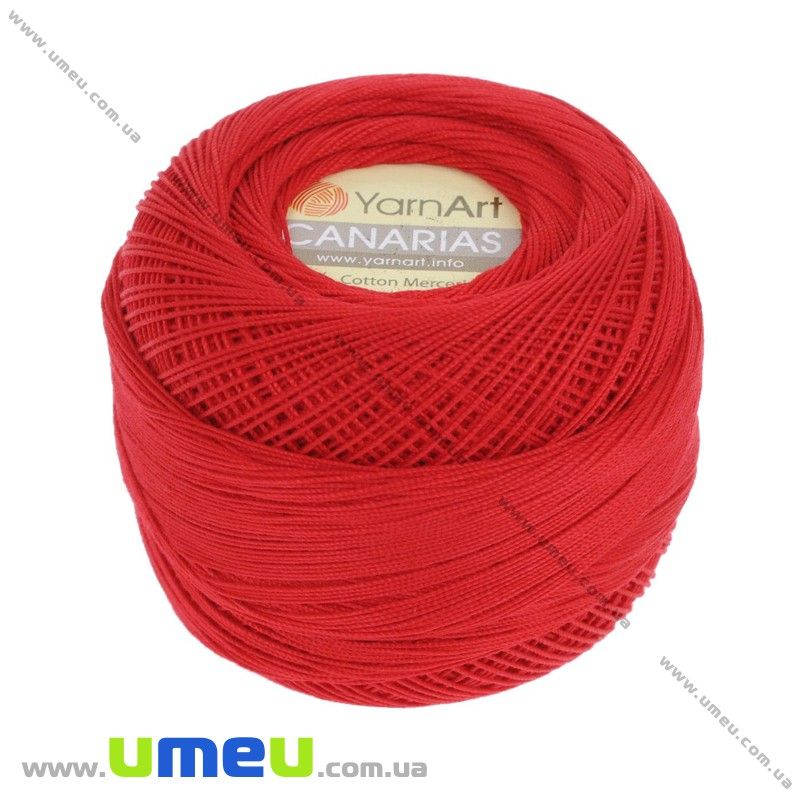 Пряжа YarnArt Canarias 20 г, 203 м, Червона 6328 (YAR-022924)
