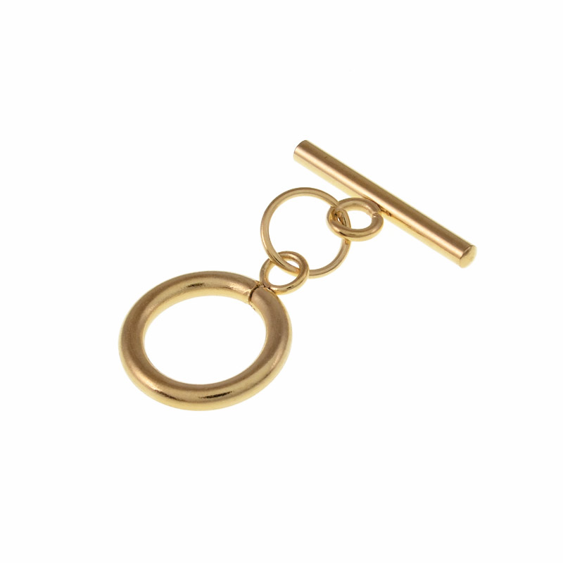 Тогл из нержавеющей стали, 25х18 мм, Золото (STL-055412)