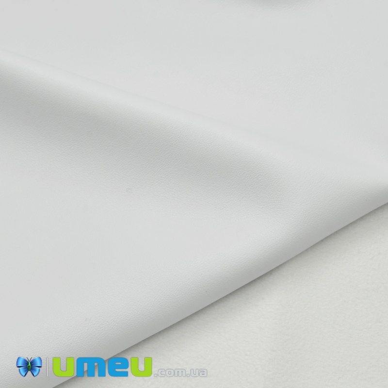 Искусственная кожа на замше 0,65 мм, Белая, 20х27 см (LTH-038595)