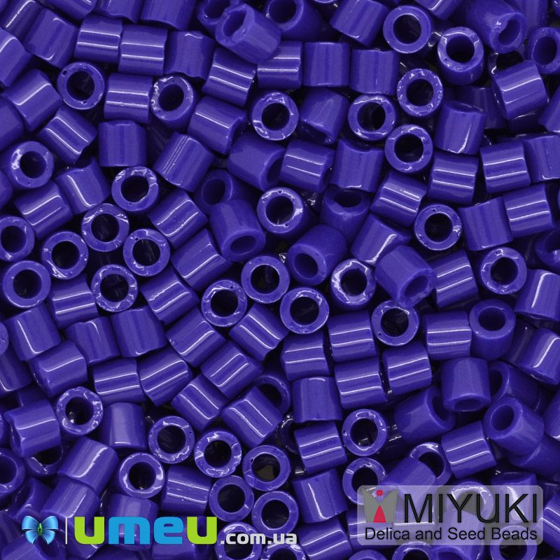 Бисер японский Miyuki Delica 8/0 DBL726, Синий (BIS-045895)