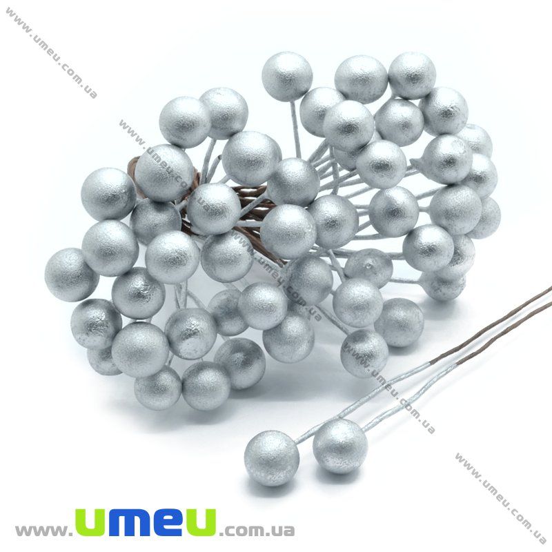 Калина, 8 мм, Срібляста (DIF-015056)