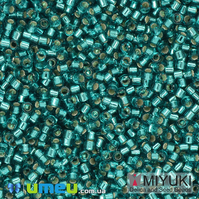 Бисер японский Miyuki Delica 11/0 DB1208, Бирюзовый (BIS-039975)
