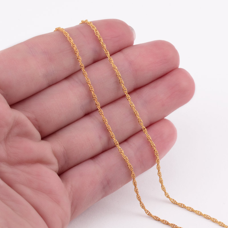 Ланцюг, Золото, 2х1 мм (ZEP-040211)