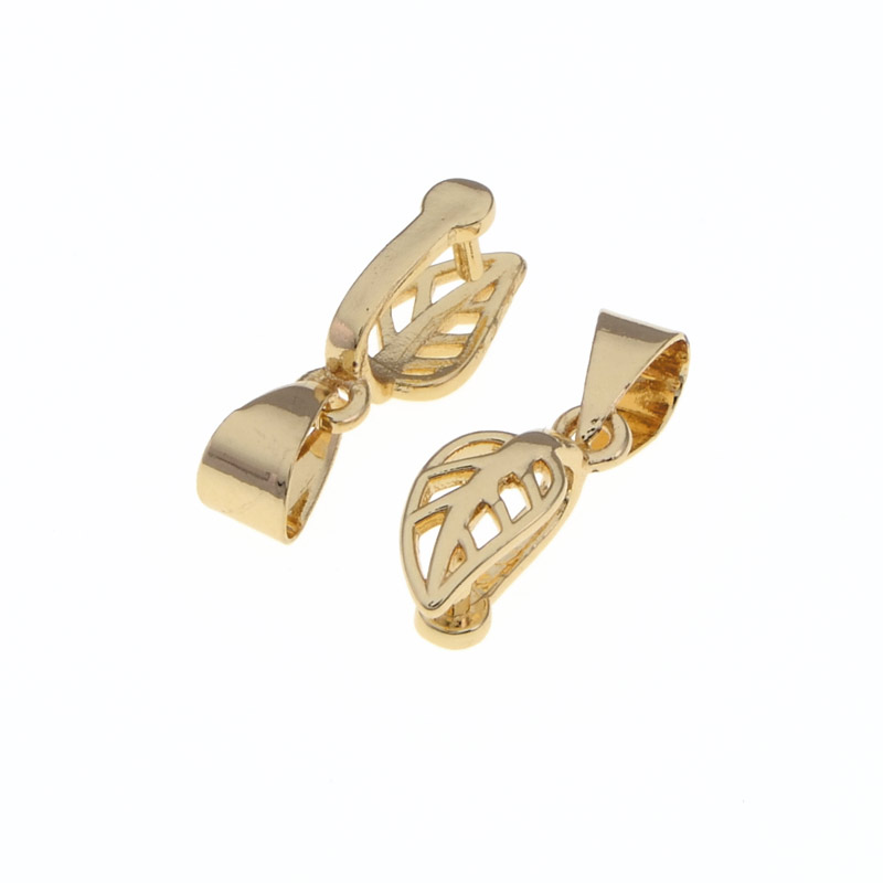 Тримач для кулона, 19х6 мм, Латунь із покриттям 14 kt (OSN-055666)