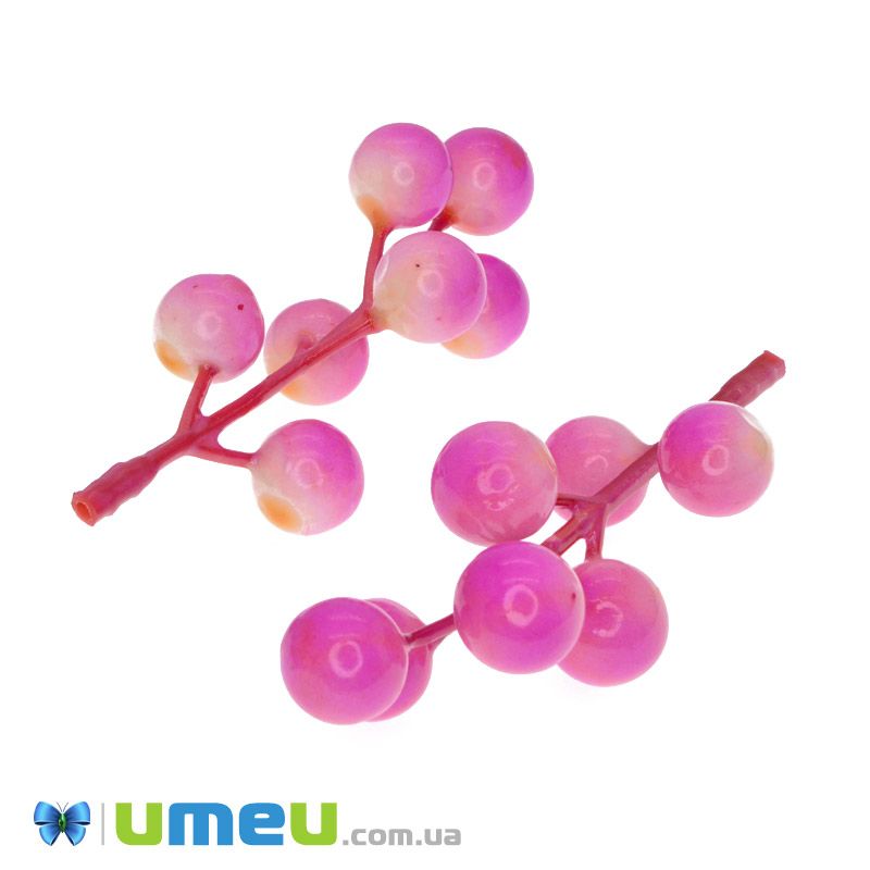 Ветка с ягодами, 9х4 см, Сиреневая (DIF-045735)