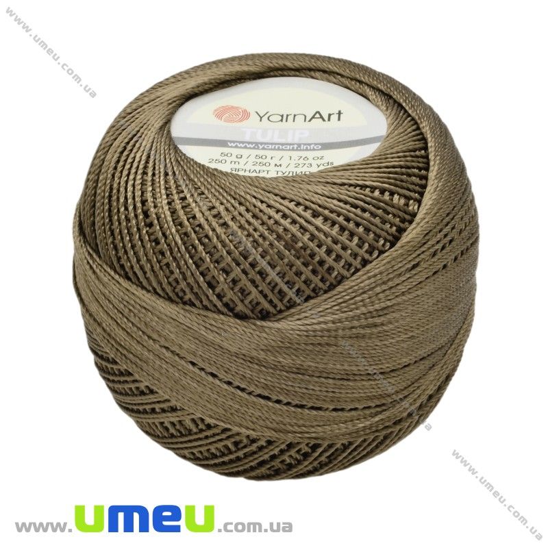 Пряжа YarnArt Tulip 50 г, 250 м, Коричнева 403 (YAR-025042)