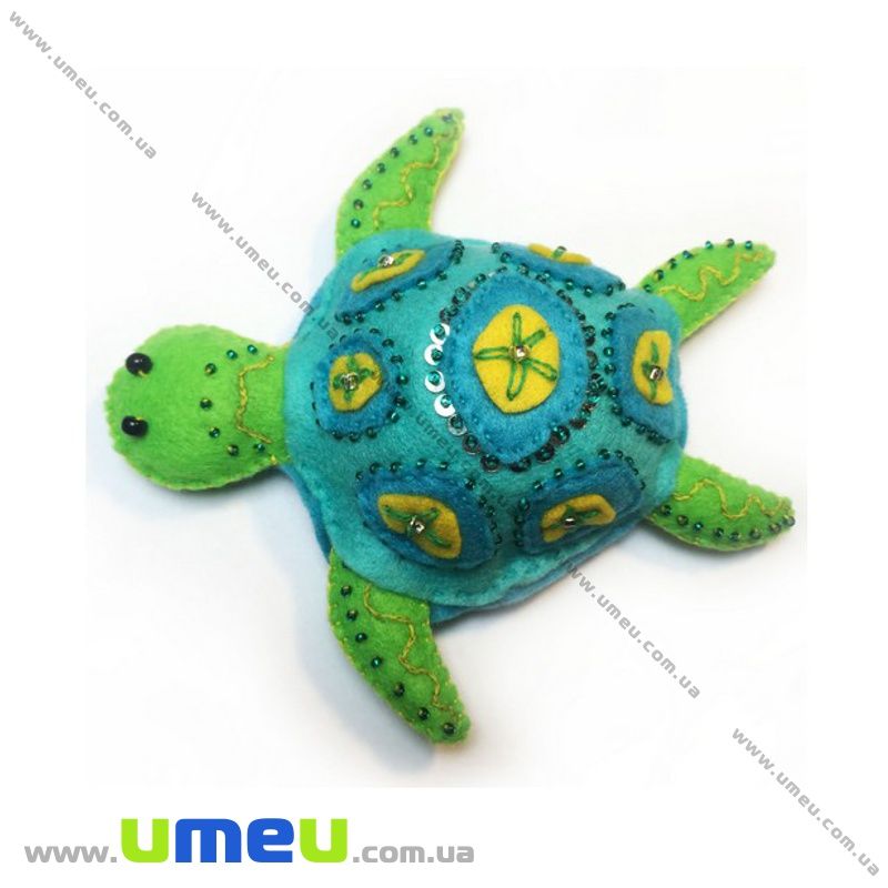 Набор из фетра для создания игрушки, Черепашка ФН-88, 14х15х5 см (FLT-034881)