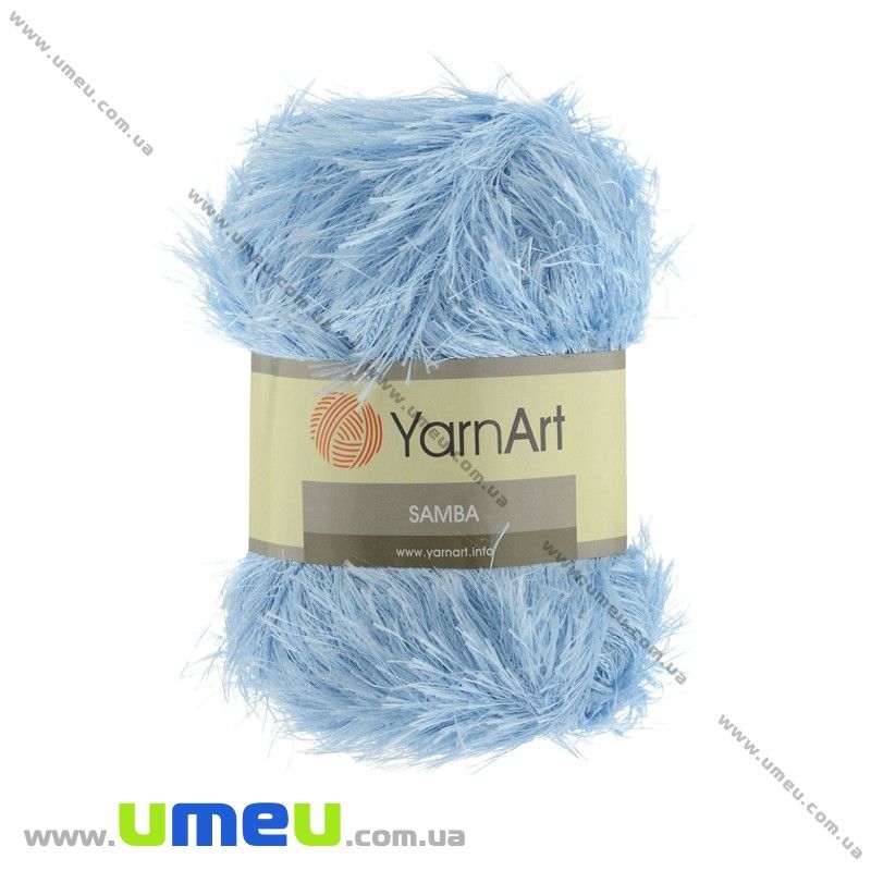 Пряжа YarnArt Samba 100 г, 150 м, Голубая 2029 (YAR-025494)