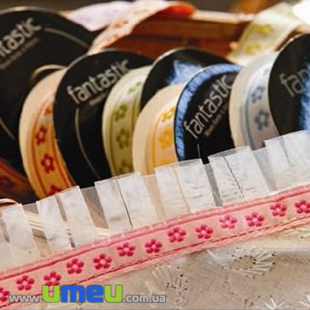 Тесьма Fantastic звёздочки, 12 мм, Зеленая (LEN-010935)