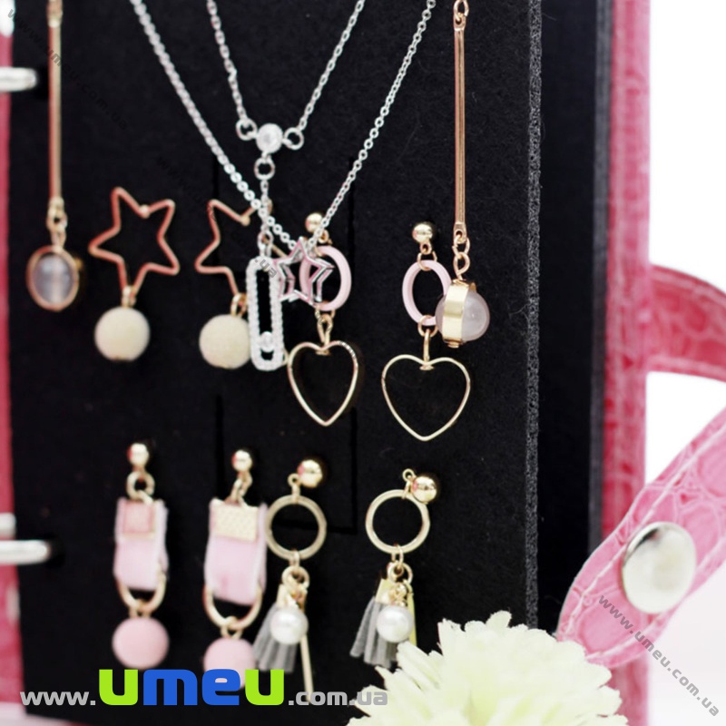 Органайзер-блокнот для готових прикрас, 13х15х5 см, Білий (INS-035043)