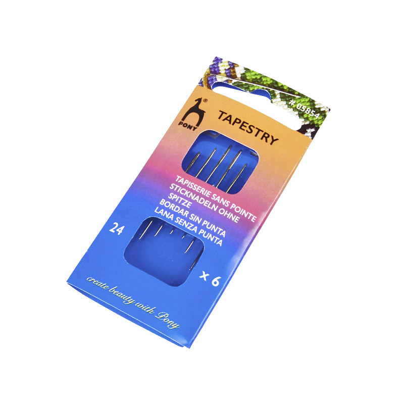 Набір вишивальних голок №24 PONY з тупим кінчиком, 6 шт (UPK-044478)