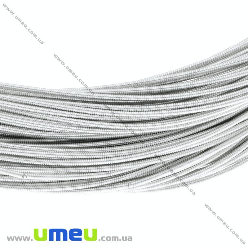 Канітель жорстка 1 мм, Срібляста (KNT-048577)