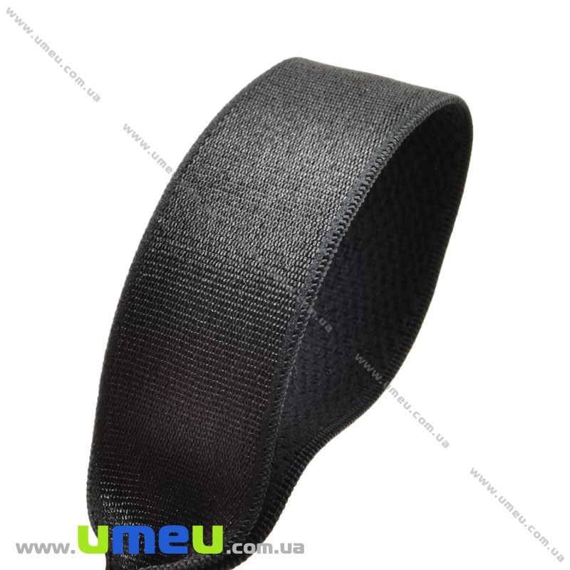 Резинка бретелечна, 20 мм, Чорна (LEN-027654)