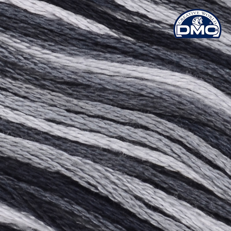 Муліне DMC 0053 Меланж чорно-білий (DMC-034242)