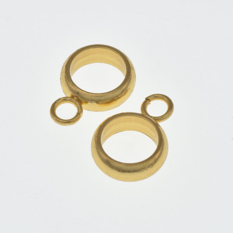 Бейл из нержавеющей стали, 10х7х2,5 мм, Золото (STL-058436)