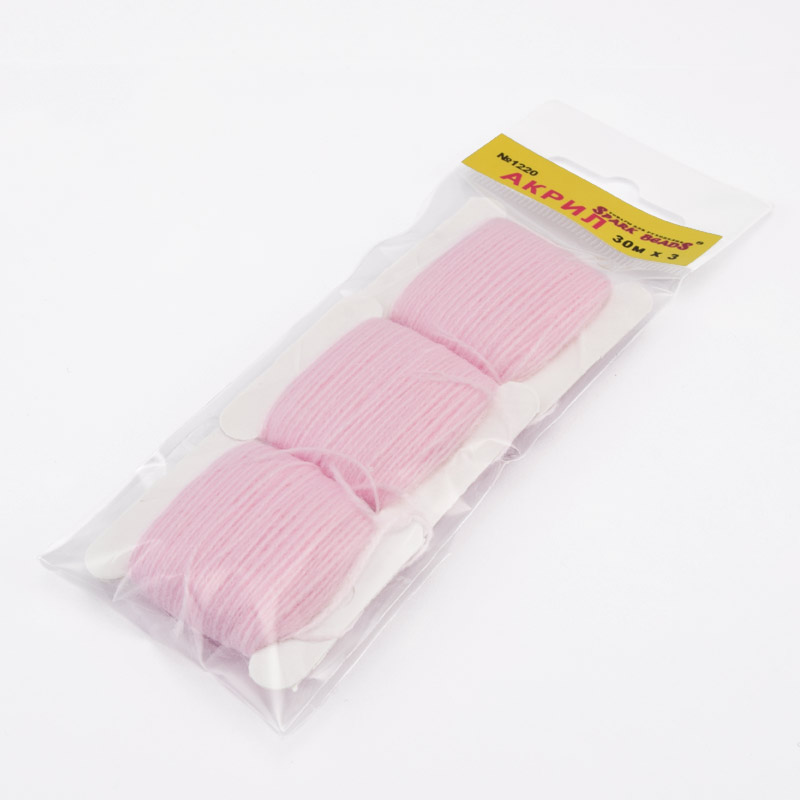 Акрилові нитки, №1220, Рожеві світлі (MUL-058776)