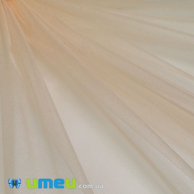 Фатин середньої жорсткості, Бежевий (50х50 см) (LTH-038704)