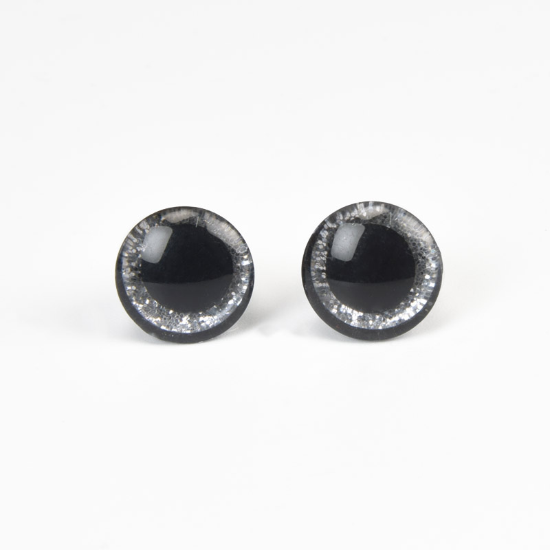 Вічка зі штифтом круглі (з заглушками), 12 мм, Сріблясті (DIF-057844)