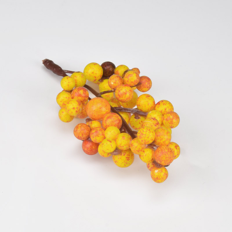 Гілка з ягідками, 11 см, Помаранчева (DIF-060553)