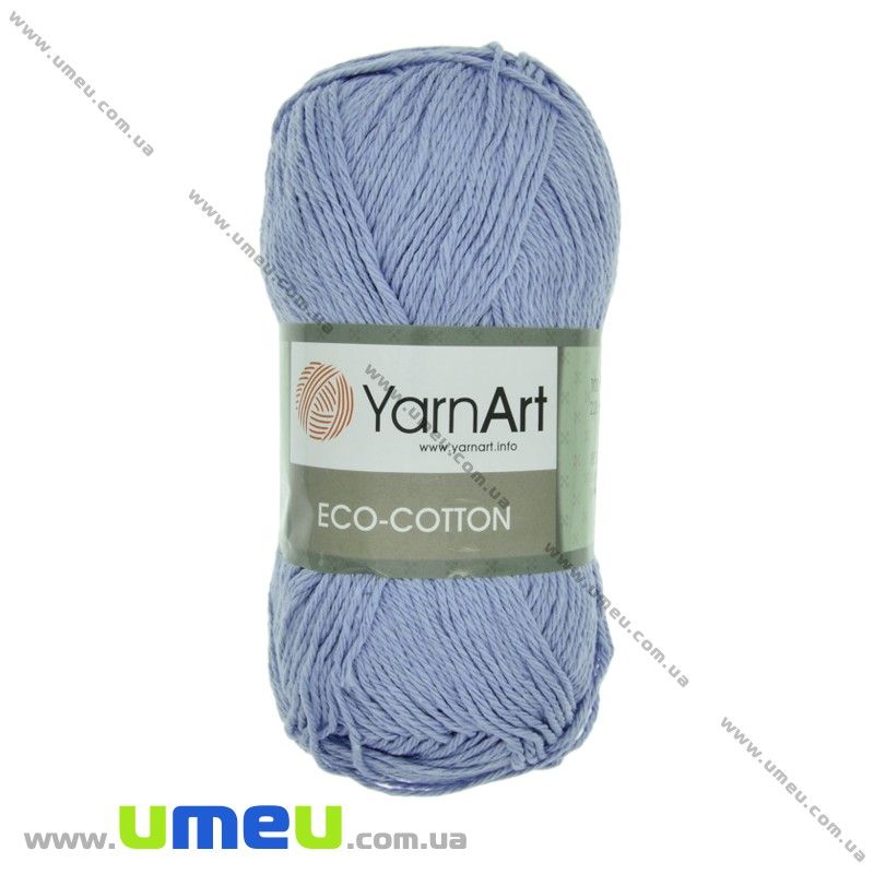 Пряжа YarnArt Eco-cotton 100 г, 220 м, Блакитна 770 (YAR-025221)