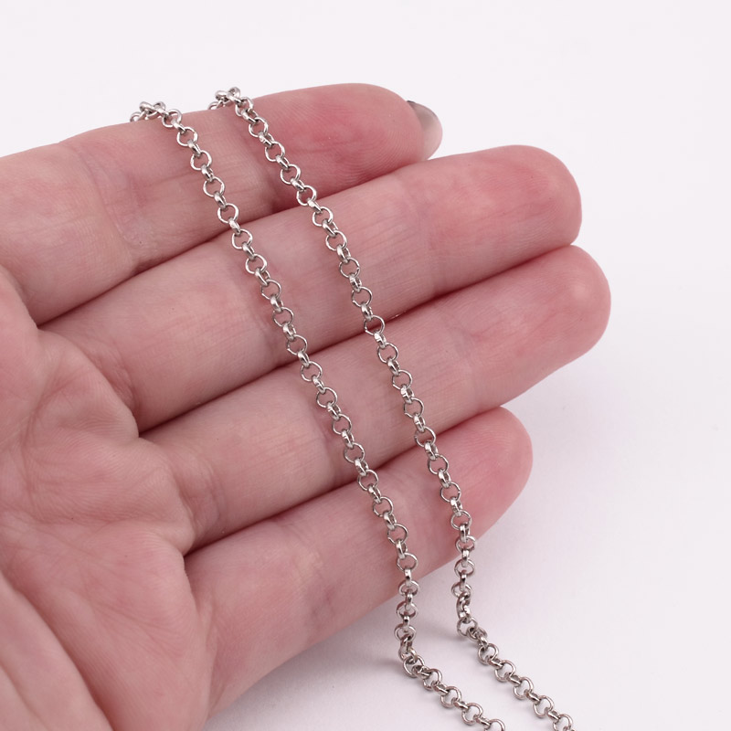 Цепь, Темное серебро, 2,5 мм (ZEP-056055)