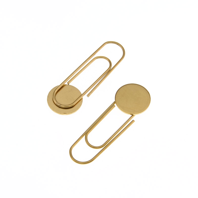 Основа міні закладки з нерж. сталі, 30х10 мм, Золото (STL-055939)