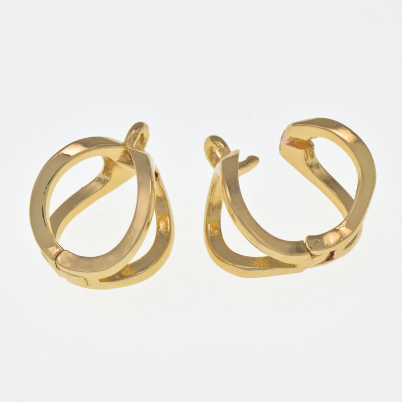 Бейл знімний, 14х10х9 мм, Латунь з покриттям 14 kt (OSN-058465)