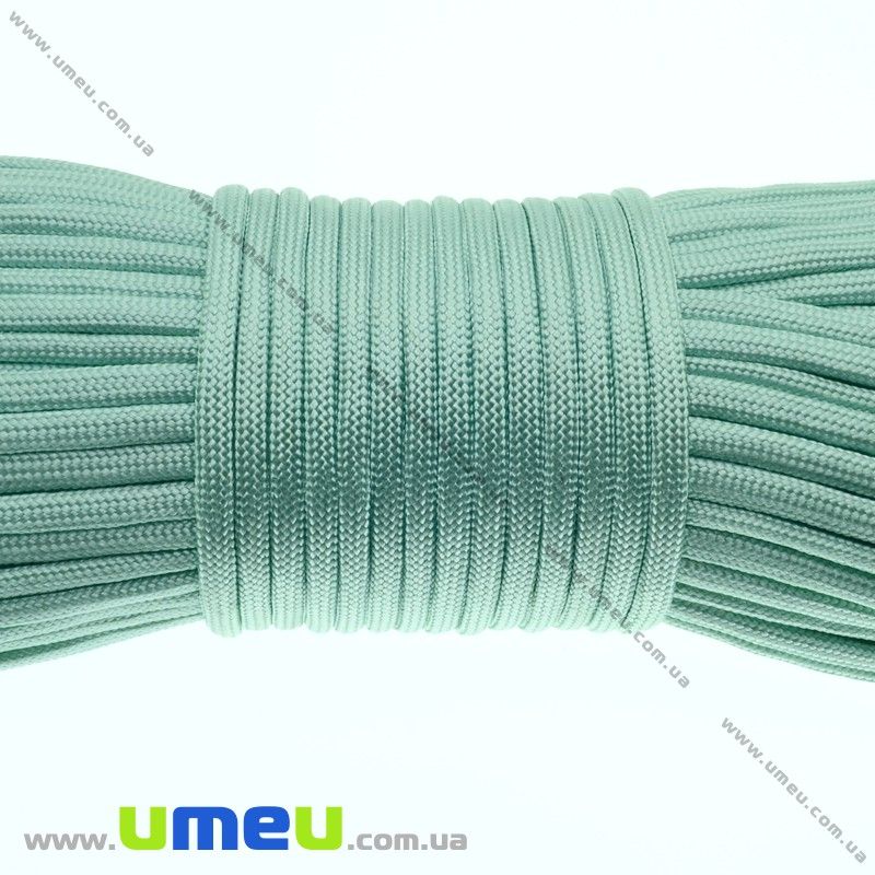 Шнур паракорд семіжільний 4 мм, Бірюзовий світлий (LEN-012222)