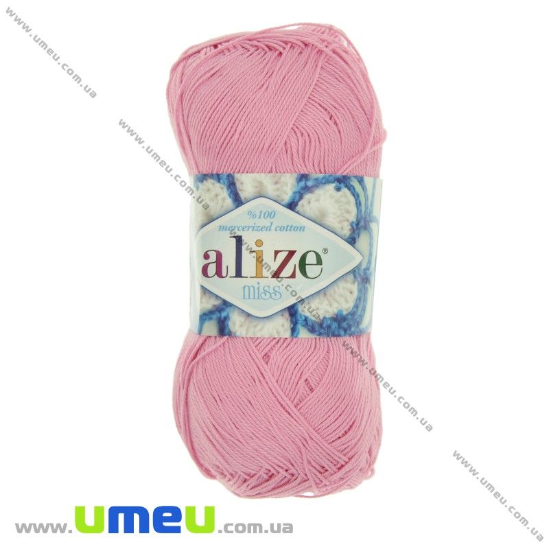 Пряжа Alize Miss 50 г, 280 м, Рожева світла 170 (YAR-025105)