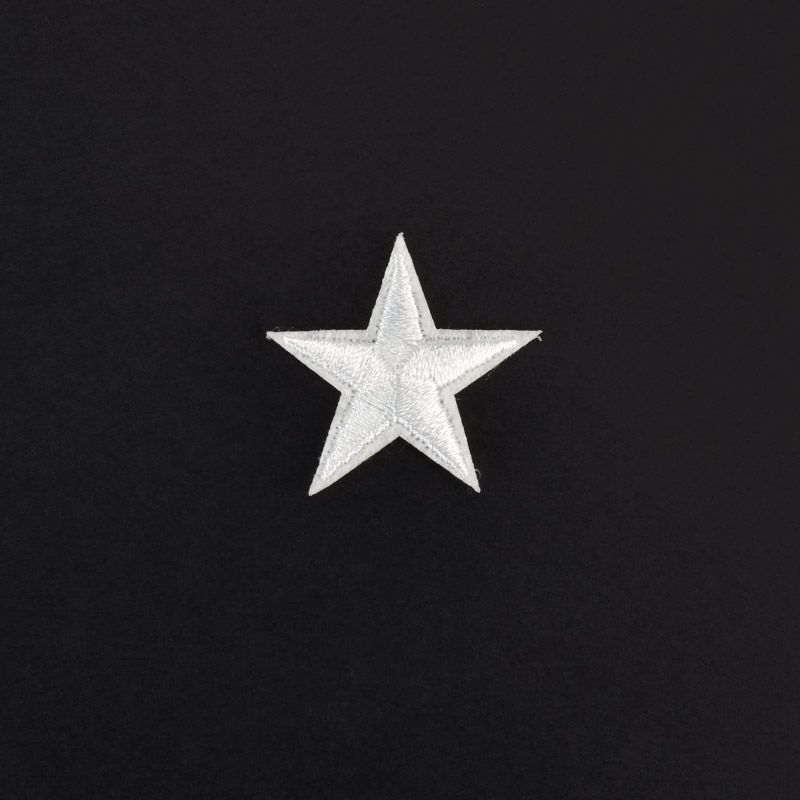 Термоаппликация Звезда, 3 см, Белая (APL-060034)