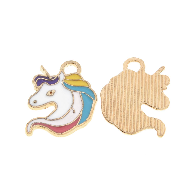 Підвіска метал. Єдиноріг, 18х13 мм, Золото (POD-054692)