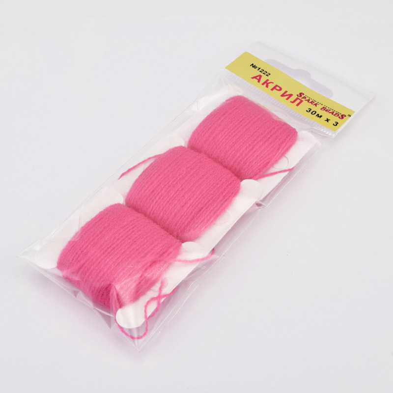 Акрилові нитки, №1222, Рожеві (MUL-058777)