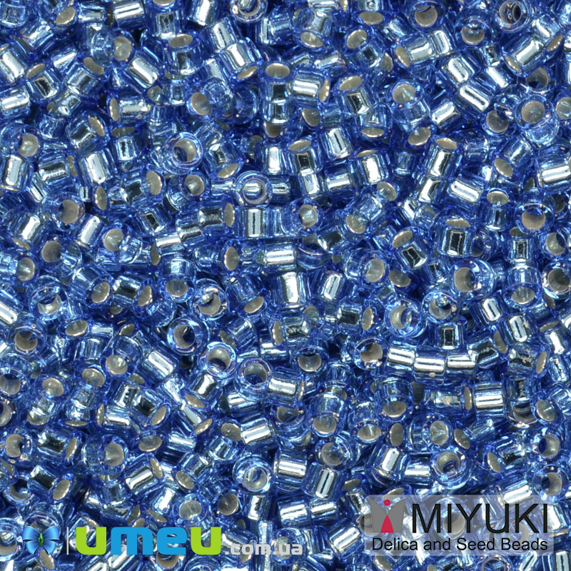 Бісер японський Miyuki Delica 11/0 DB1210, Синій (BIS-045334)