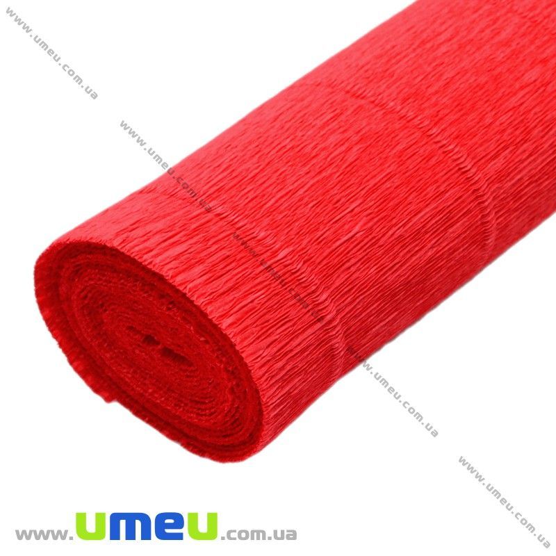 Гофрований папір Італія, Червоний 580, 180 г, 50х50 см (DIF-019095)