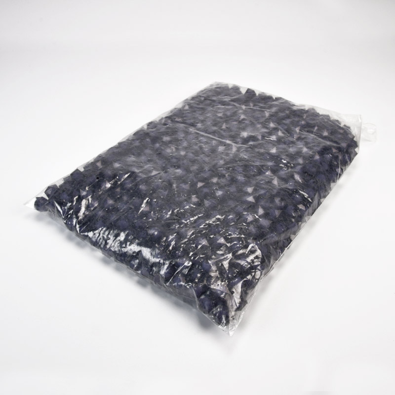 Намистини для сумок ОПТ Акрилові, Куб гранований, 10х9,5 мм, Синьо-сірі (BUS-059647)