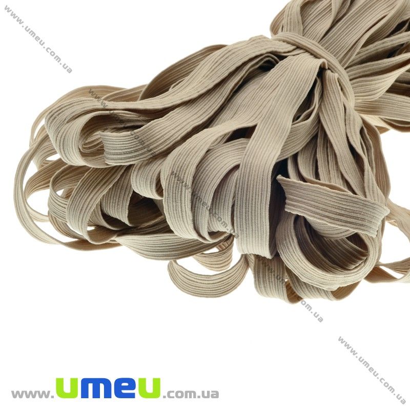Резинка плоска 10 мм, Бежева (LEN-016242)