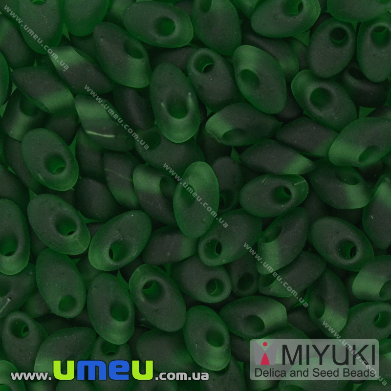 Бисер японский Miyuki LMA №146F, 4х7 мм, Зеленый матовый (BIS-036719)