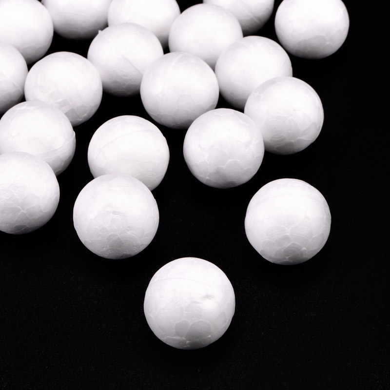 Кульки пінопластові, 1,6 см (DEC-051625)