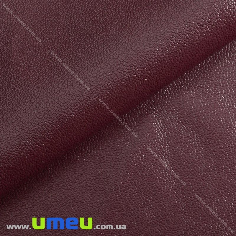 Штучна шкіра на замші 0,65 мм, Бордова, 20х27 см (LTH-036885)
